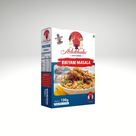 Adukkala Biriyani Masala authentic Kerala biriyani spice blend.