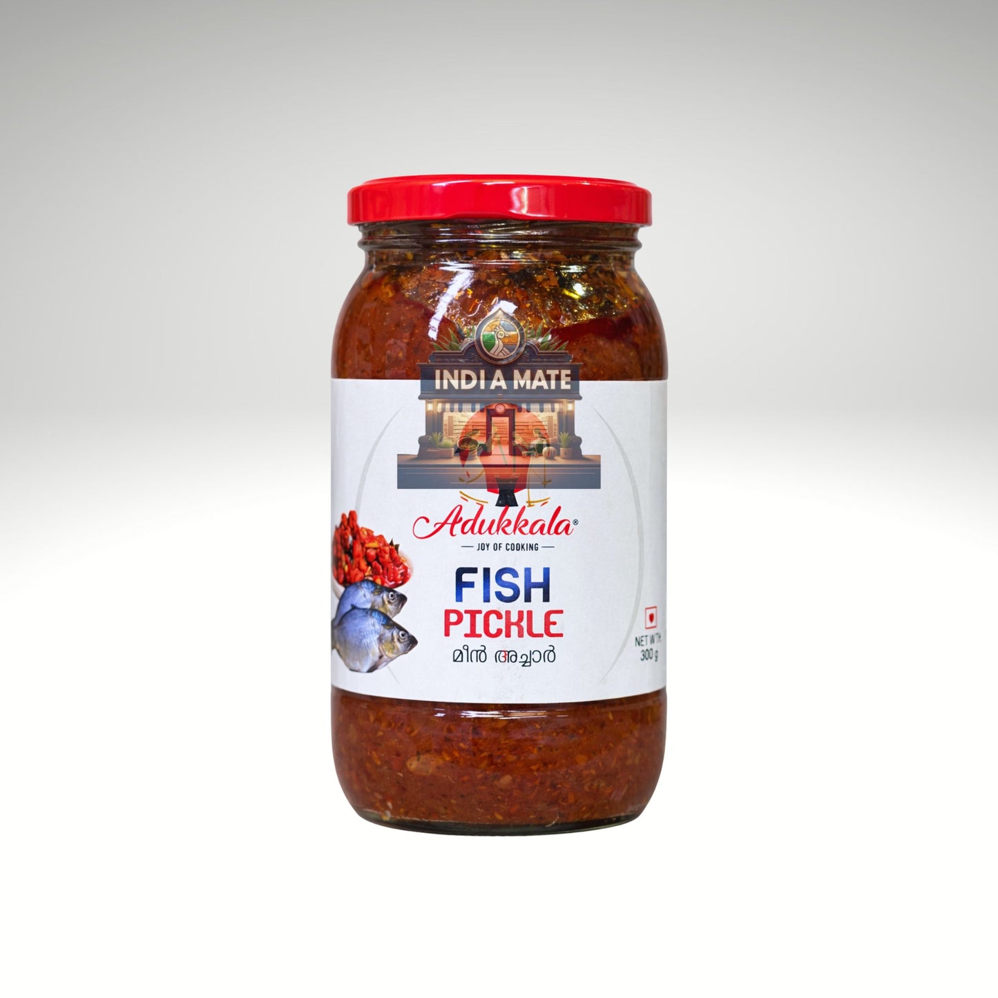 Adukkala Fish Pickle Kerala style spicy tangy pickle.