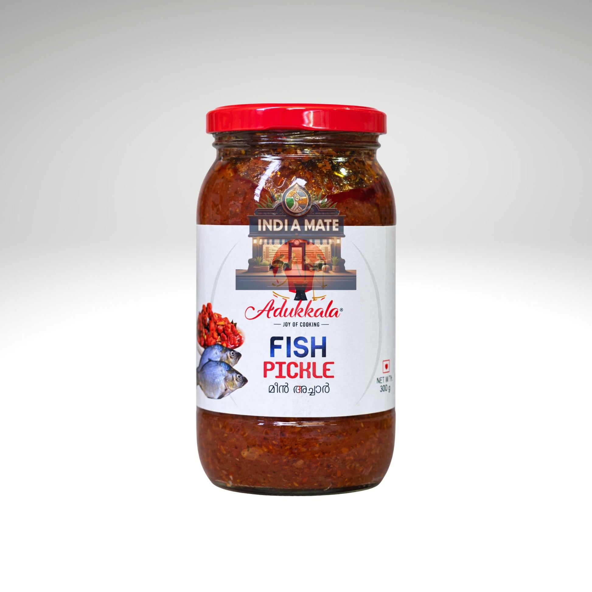 Adukkala Fish Pickle Kerala style spicy tangy pickle.