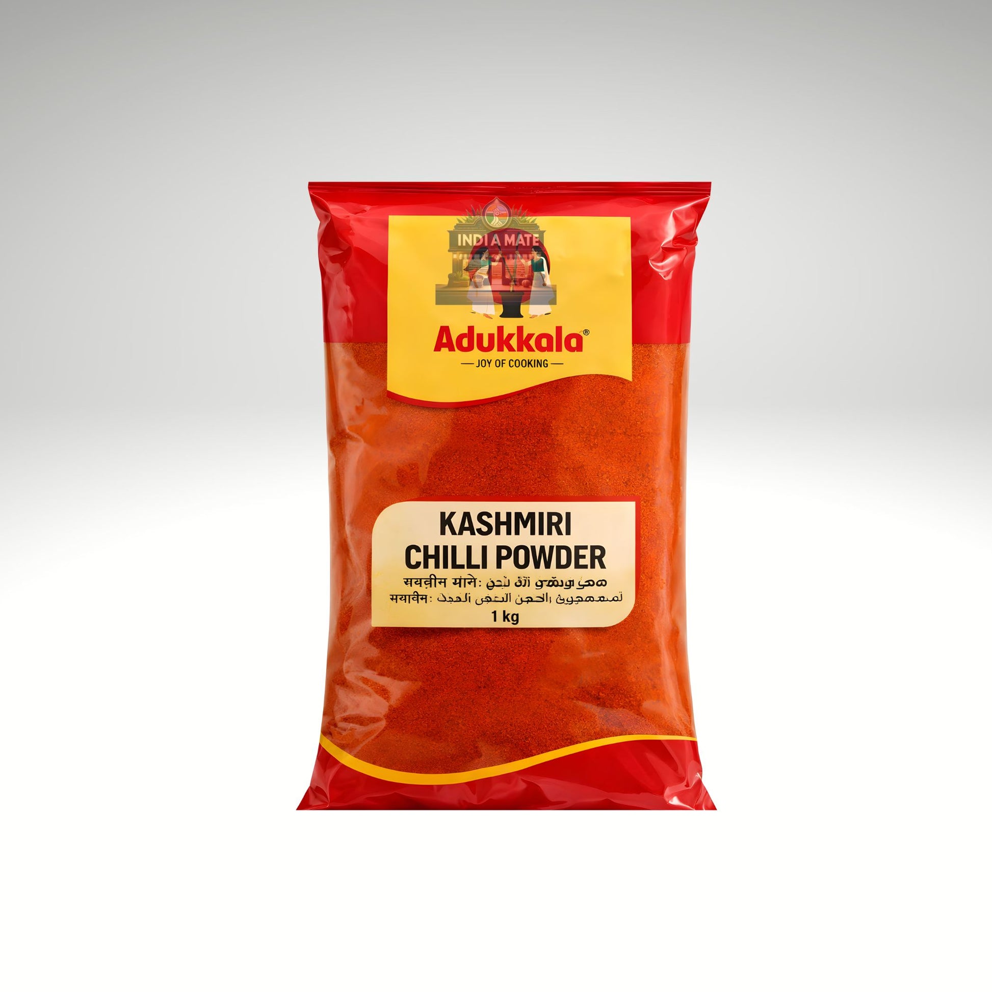Adukkala Kashmiri Chilli Powder mild red chilli with vibrant colour.