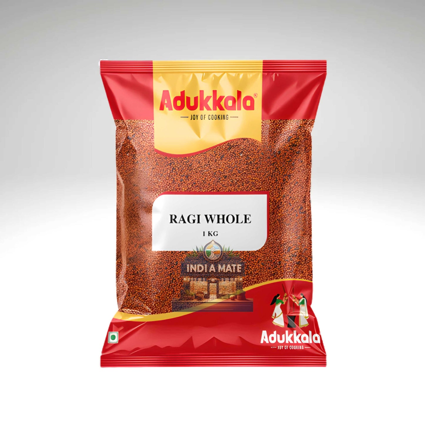 Adukkala Ragi Whole Finger Millet – Nutritious millet for healthy cooking.