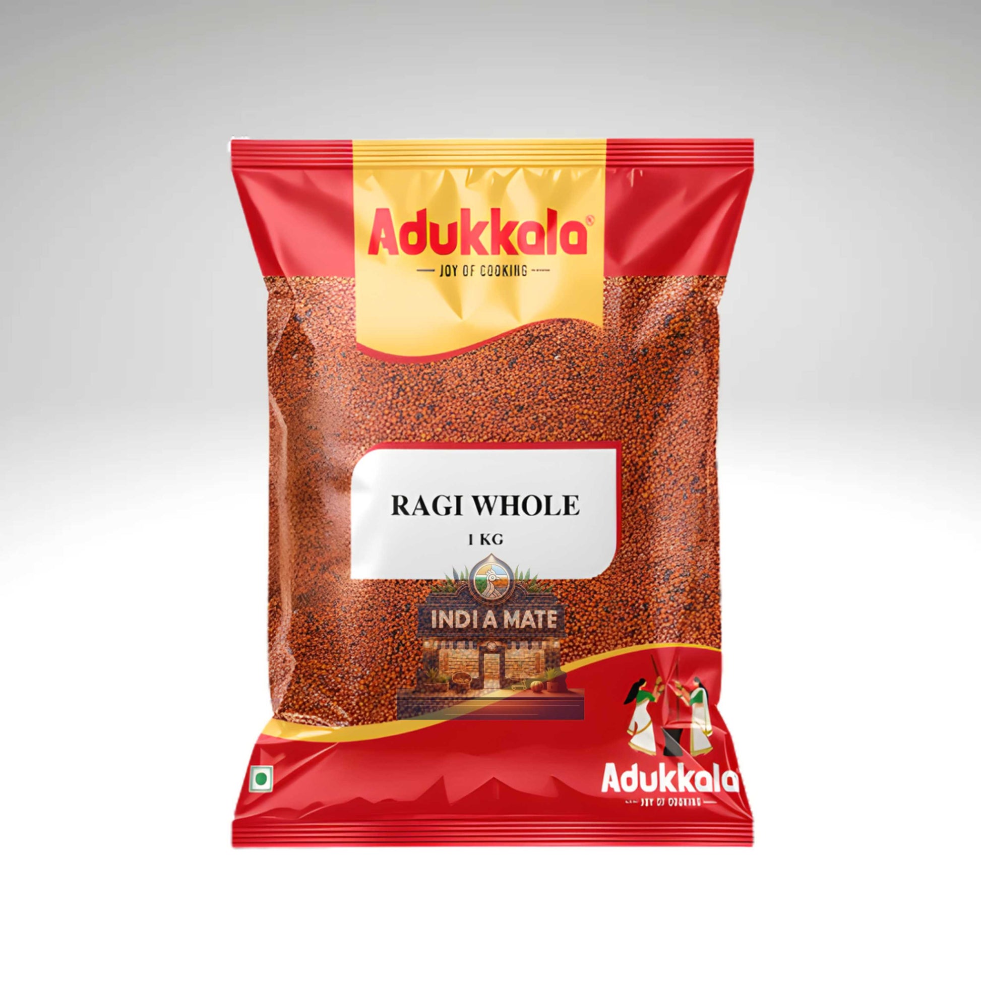 Adukkala Ragi Whole Finger Millet – Nutritious millet for healthy cooking.