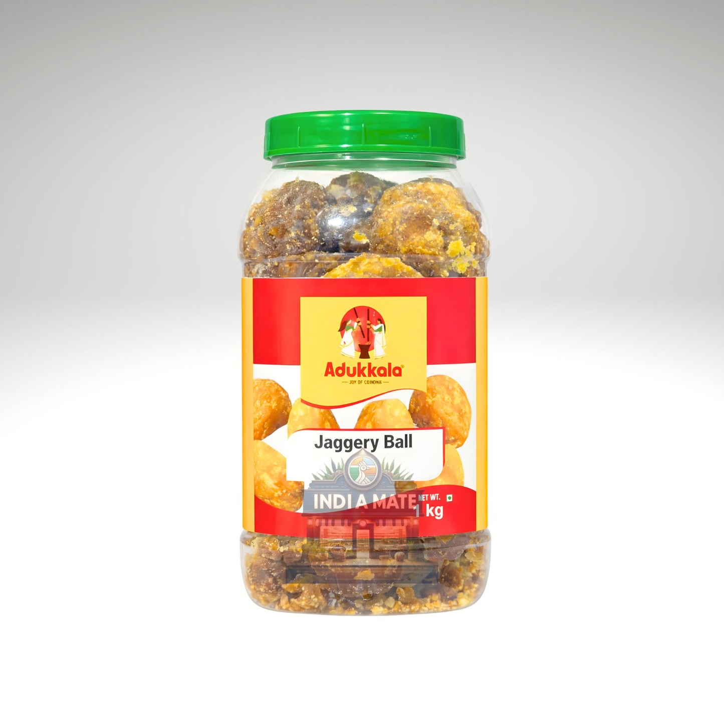 Adukkala Jaggery Ball Yellow natural sugarcane sweetener.