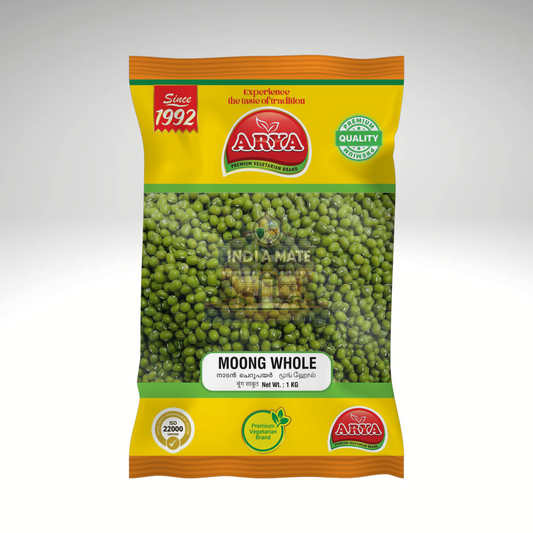 Packet of Arya Mung Bean (Cherupayar) – high-quality green gram lentils