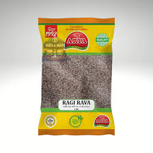 Arya Ragi Upma Rava – coarse finger millet semolina for healthy South Indian upma.