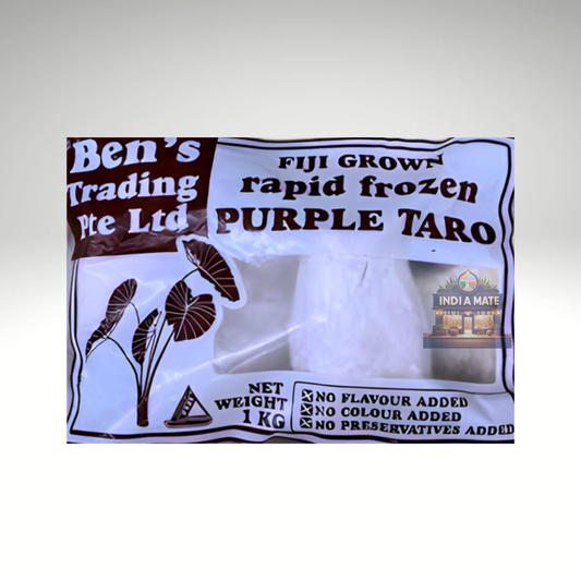 Katoomba Purple Taro – Fresh purple taro root for curries, stews, and Kerala-style dishes.