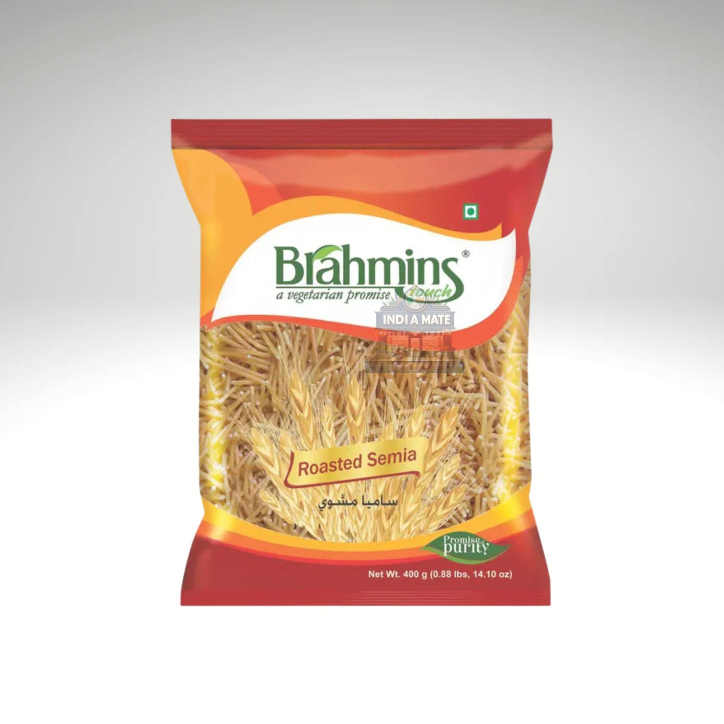 Brahmins Roasted Semiya - Premium quality roasted vermicelli for quick and delicious dishes, available at IndiaMate