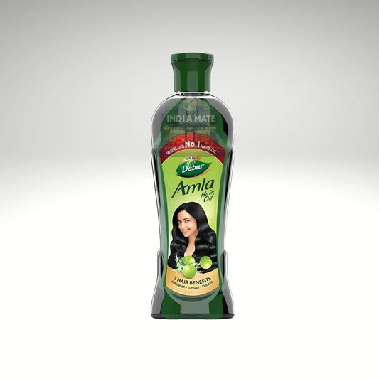 Dabur Amla Hair Oil – Ayurvedic hair oil enriched with amla and almond oil for stronger, nourished hair