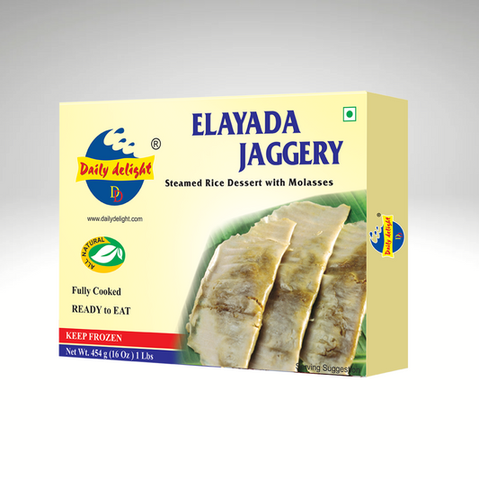 Daily Delight Elayada Jaggery - Traditional Kerala Steamed Rice Snack