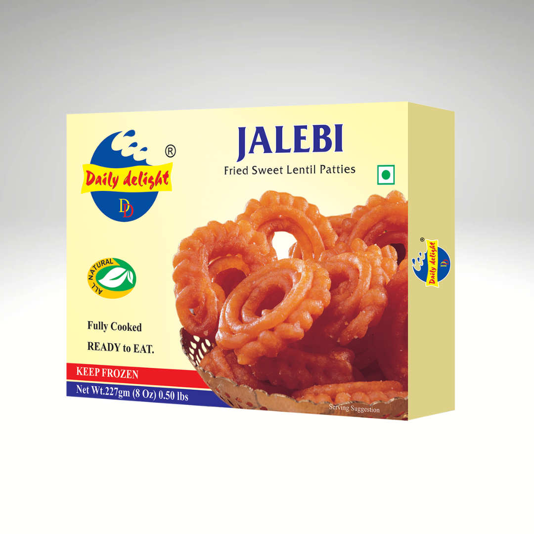 Daily Delight Jalebi Red - Traditional Indian Sweet Lentil Dessert