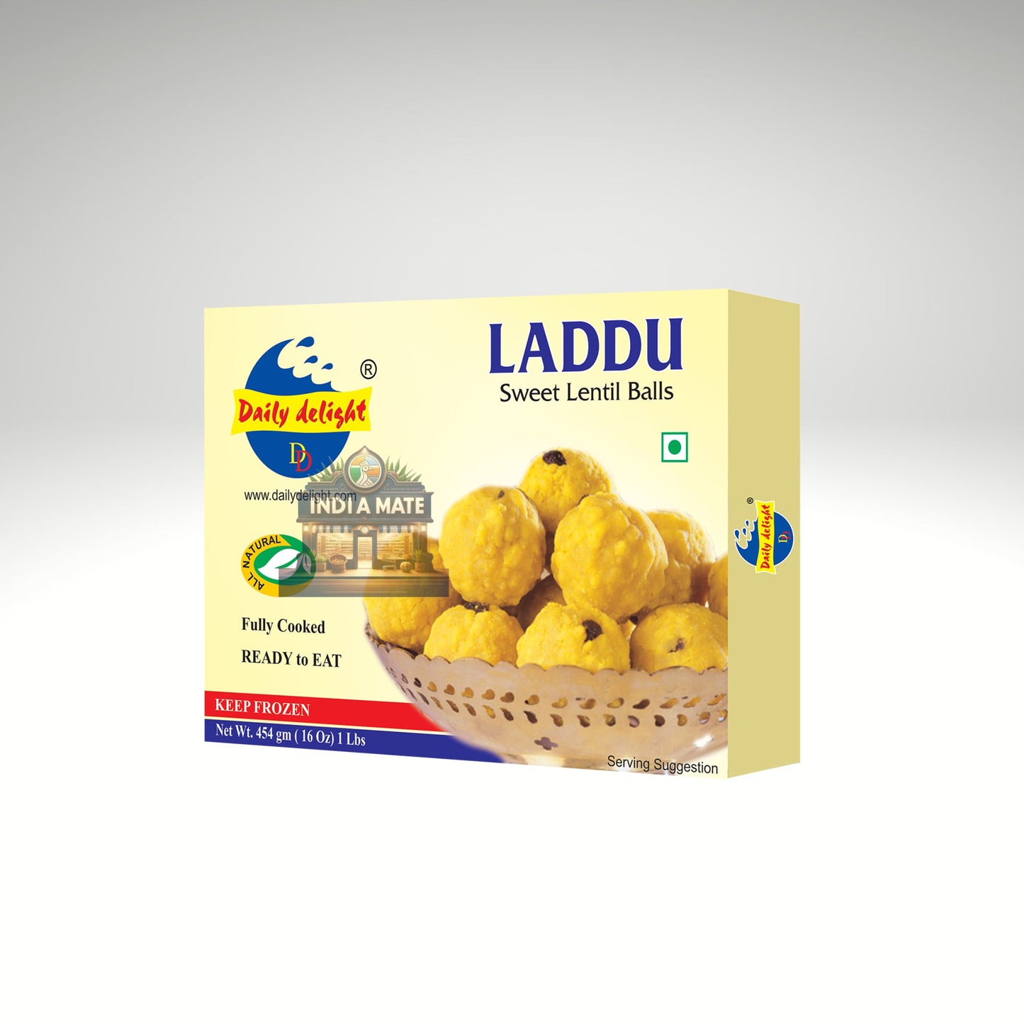 Daily Delight Laddu traditional Indian sweet for festivals and celebrations.