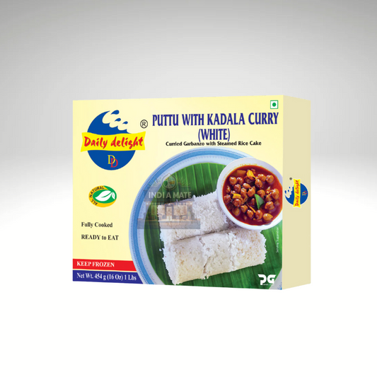 Daily Delight Puttu With Kadala Curry – ready-to-eat Kerala breakfast, just heat and serve.