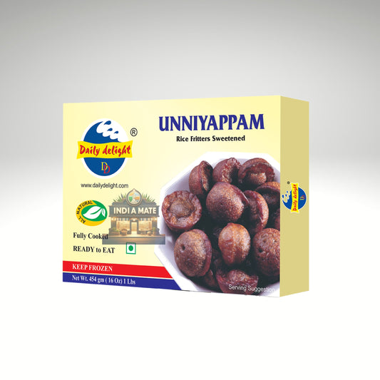 Daily Delight Unniyappam traditional Kerala sweet snack.