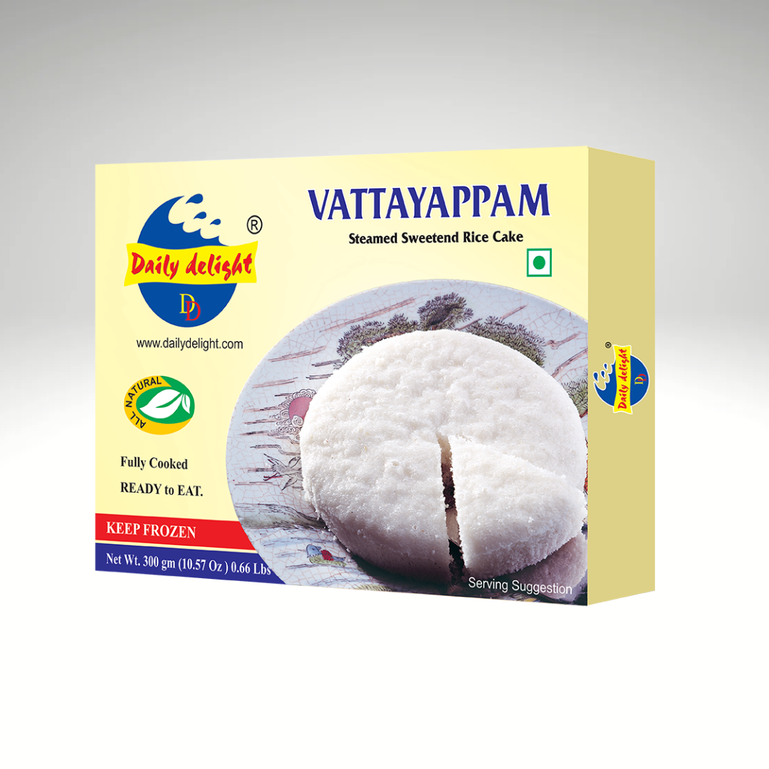 Daily Delight Vattayappam - Traditional Kerala Steamed Sweet Rice Cake