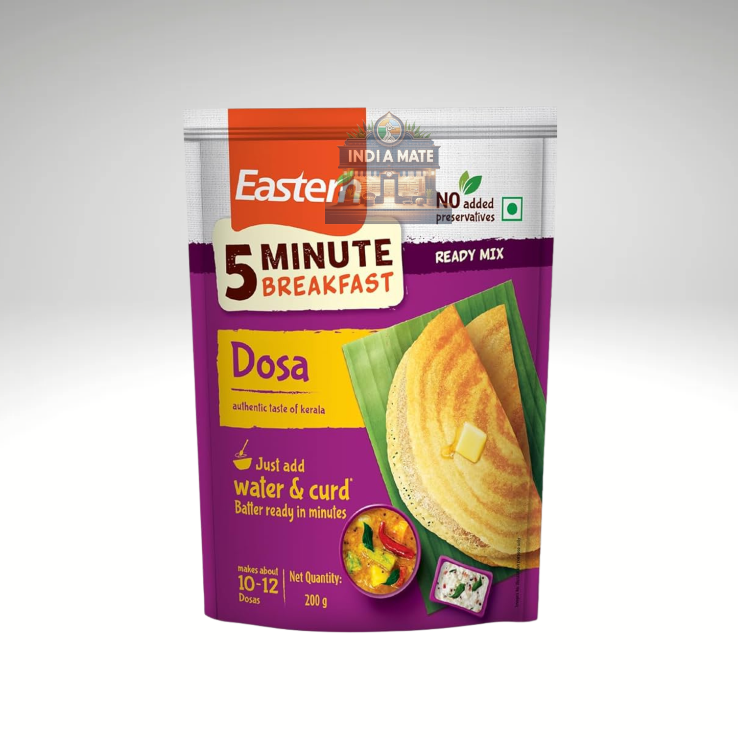 Eastern 5 Min Instant Breakfast Dosa Ready Mix – instant dosa mix for soft, crispy dosas.