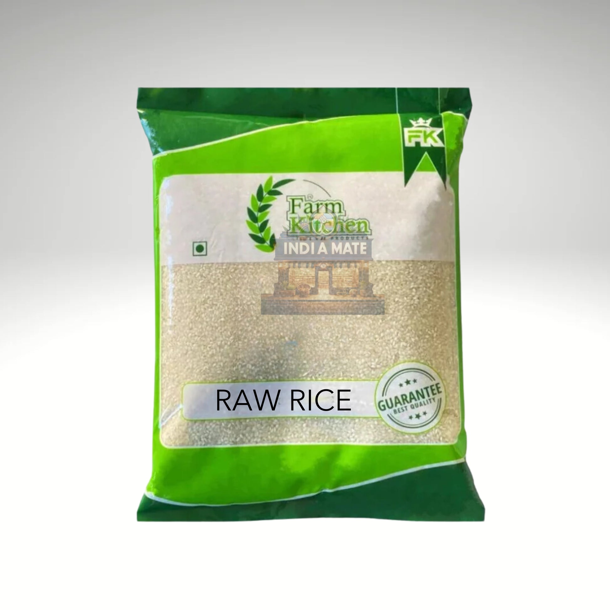 Farm Kitchen Raw Rice in premium packaging, offering high-quality rice perfect for making fragrant, fluffy South Indian and traditional rice dishes.