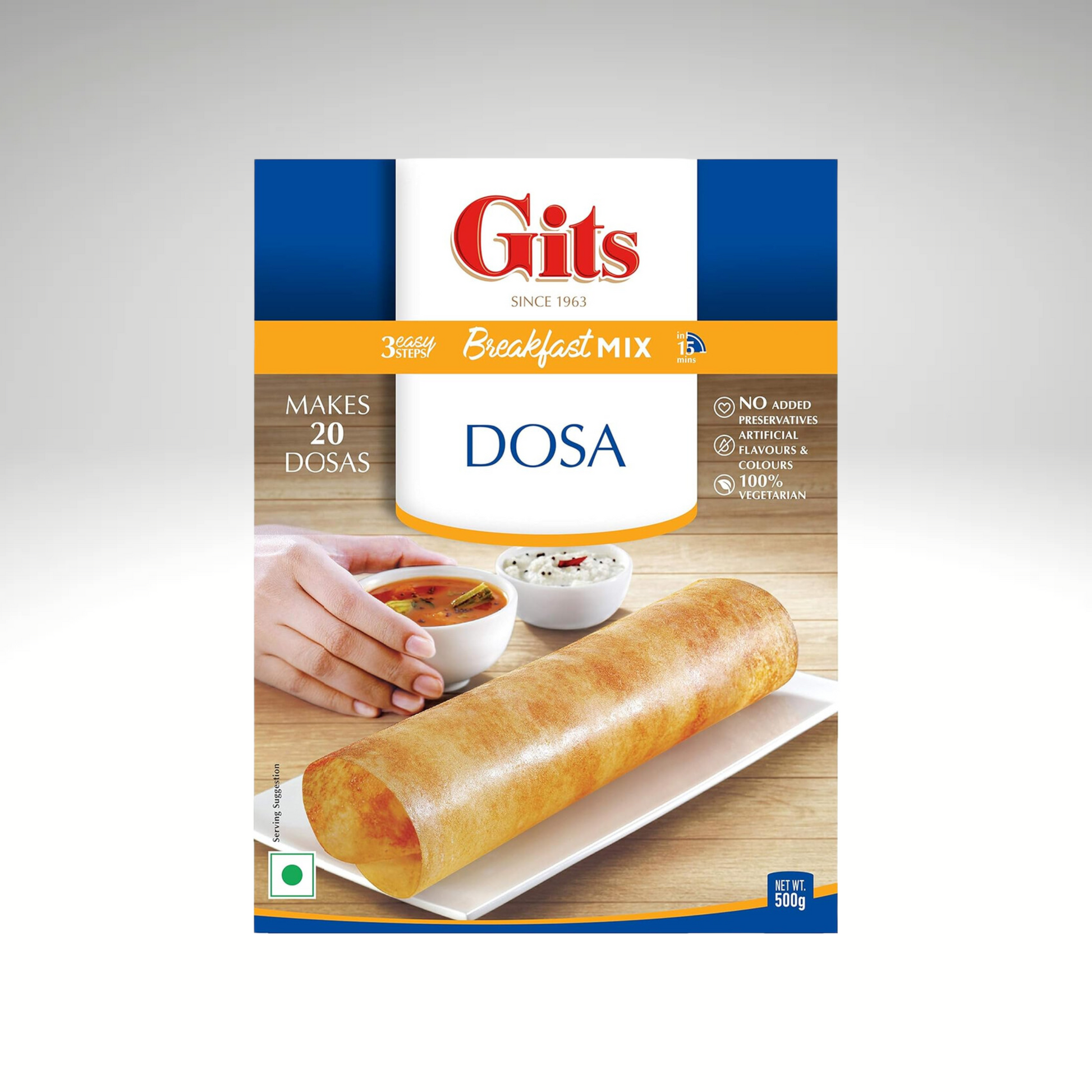 gits indian breakfast dish dosa or dosai mix