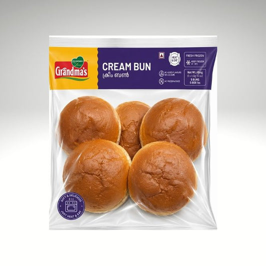Grandma's Cream Bun Soft Bun with Sweet Cream Filling