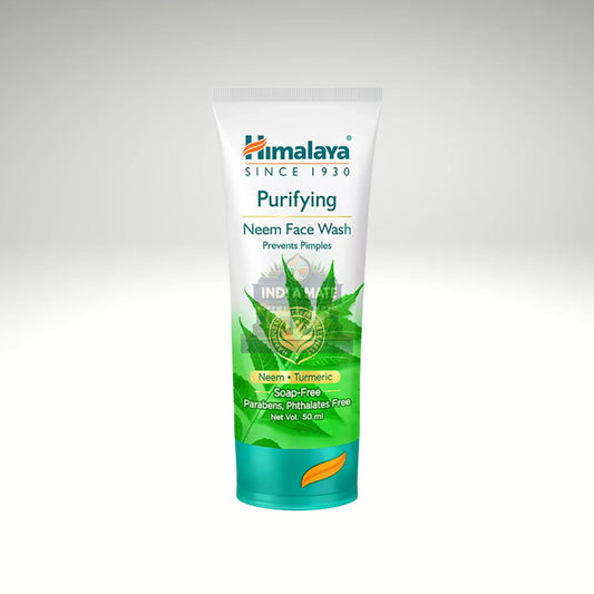 Himalaya Neem Face Wash – Herbal cleanser with neem and turmeric for acne-prone skin