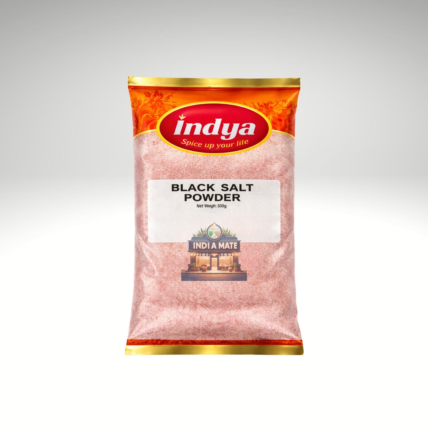 Indya Black Salt Powder – traditional Indian kala namak seasoning.