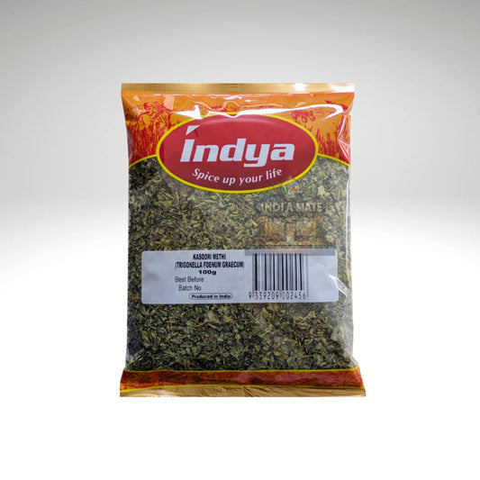 Indya Kasoori Methi – Aromatic dried fenugreek leaves for Indian cooking