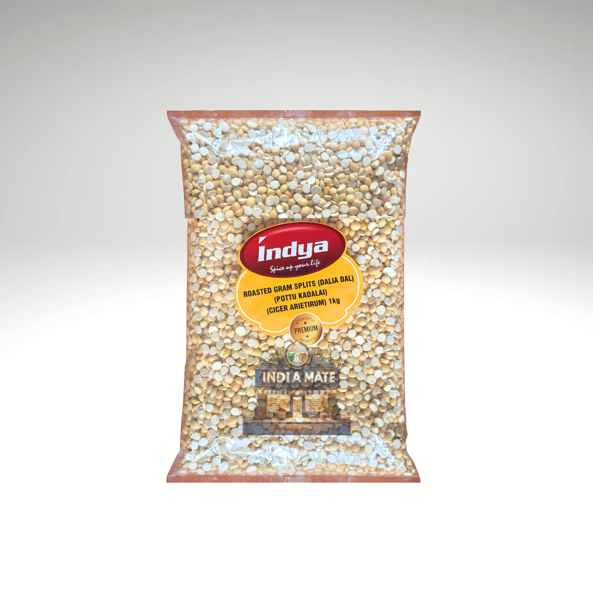Indya roasted gram split pottu kadalai daliya dal pack.