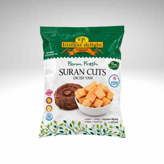 Instant Delight Yam Suran Elephant Foot Yam Chena for Kerala and Indian Cooking.