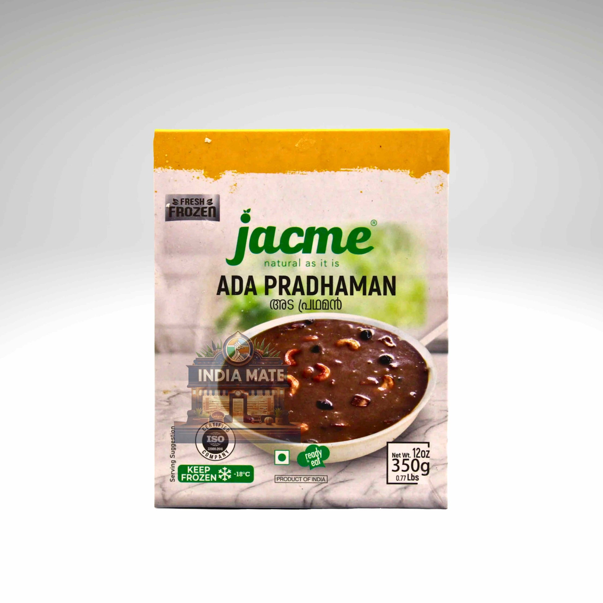 Jacme Ada Pradhaman food package on a white background