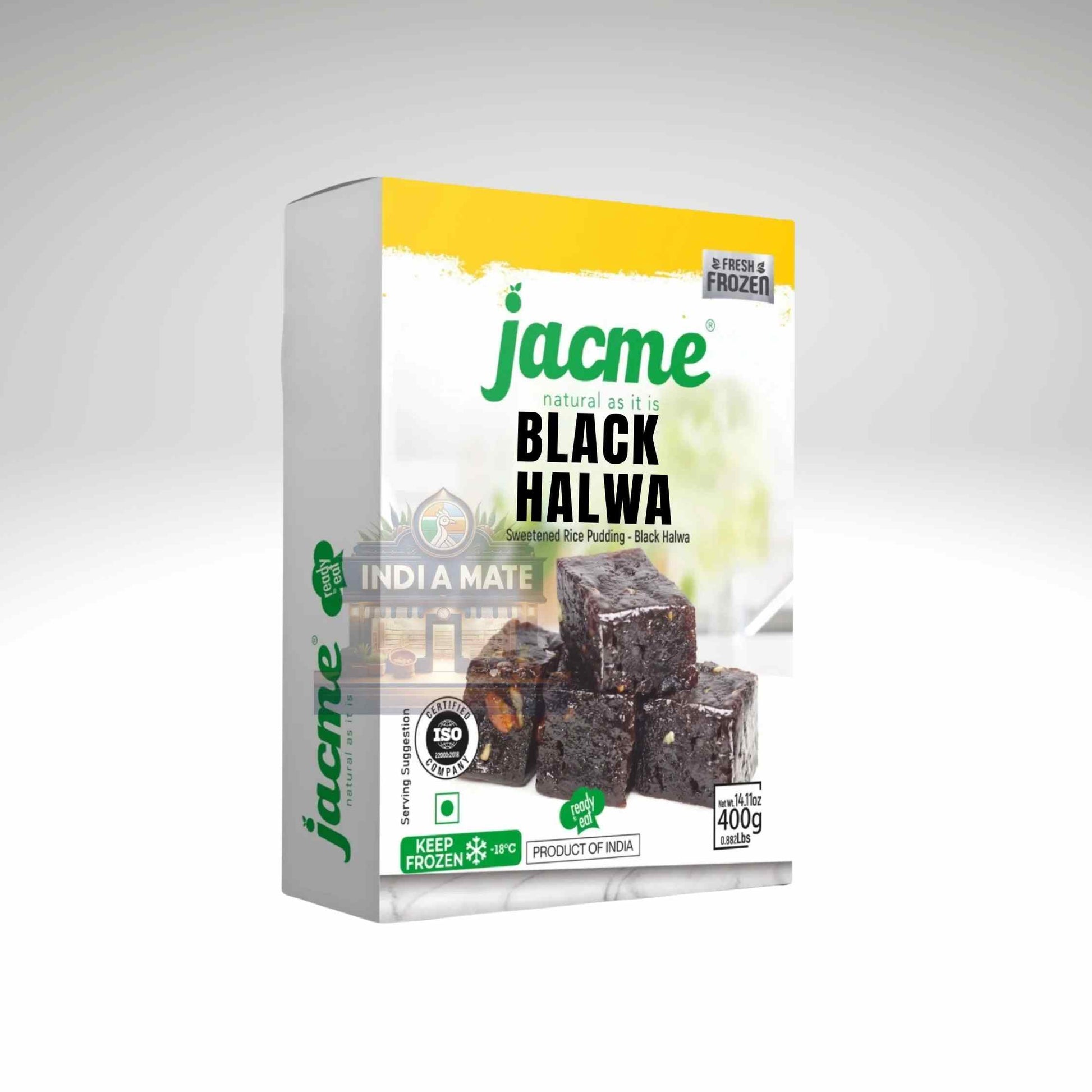 Jacme Black Halwa packaging on a white background.