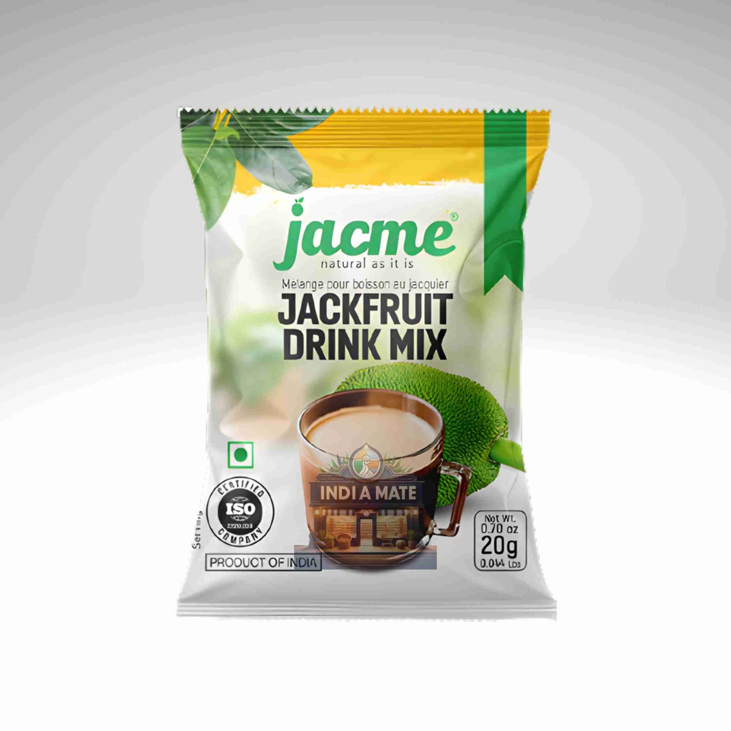 Jacme Jackfruit Drink Mix package on a white background.