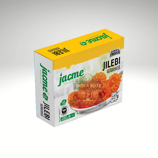 Jacme Jilebi – Crispy, syrup-soaked traditional Indian sweet, available at IndiaMate