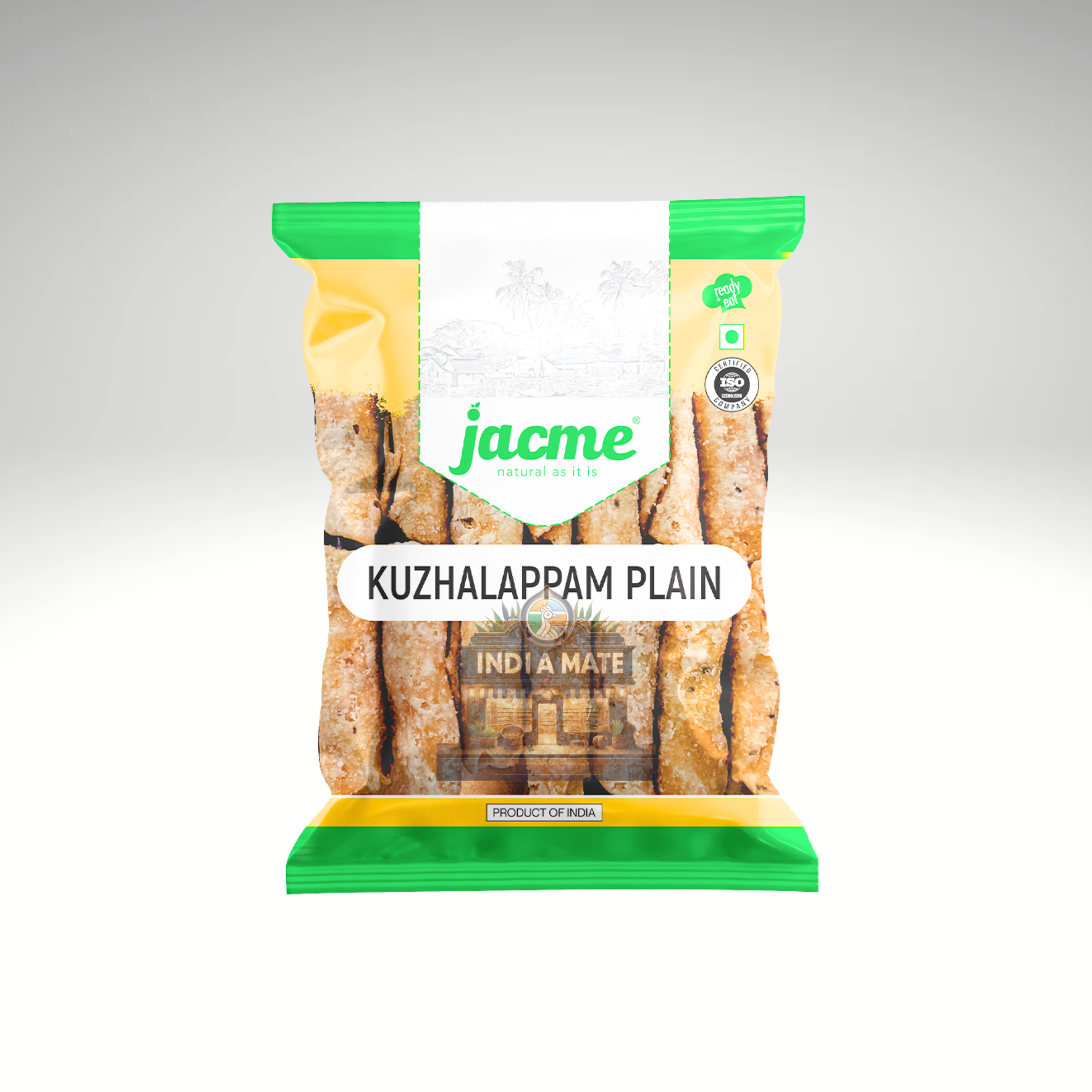 Jacme Kuzhalappam – Crispy Kerala snack made with rice flour and coconut.