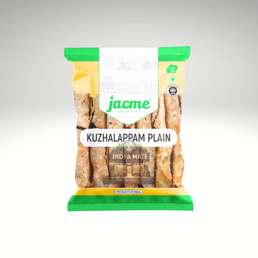 Jacme Kuzhalappam – Crispy Kerala snack made with rice flour and coconut.