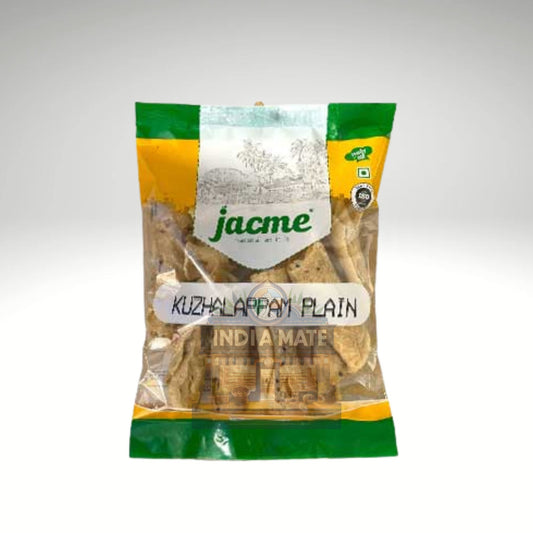 Jacme Kuzhalappam – Crispy Kerala snack made with rice flour and coconut.