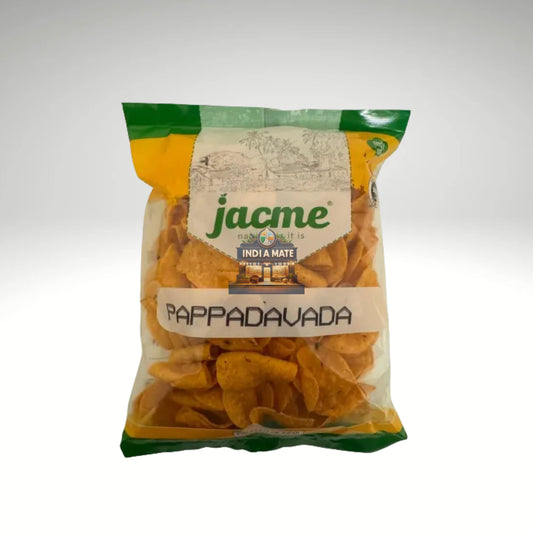 Jacme Pappadavada – crispy pappadam fritters coated in gram flour batter, traditional South Indian snack