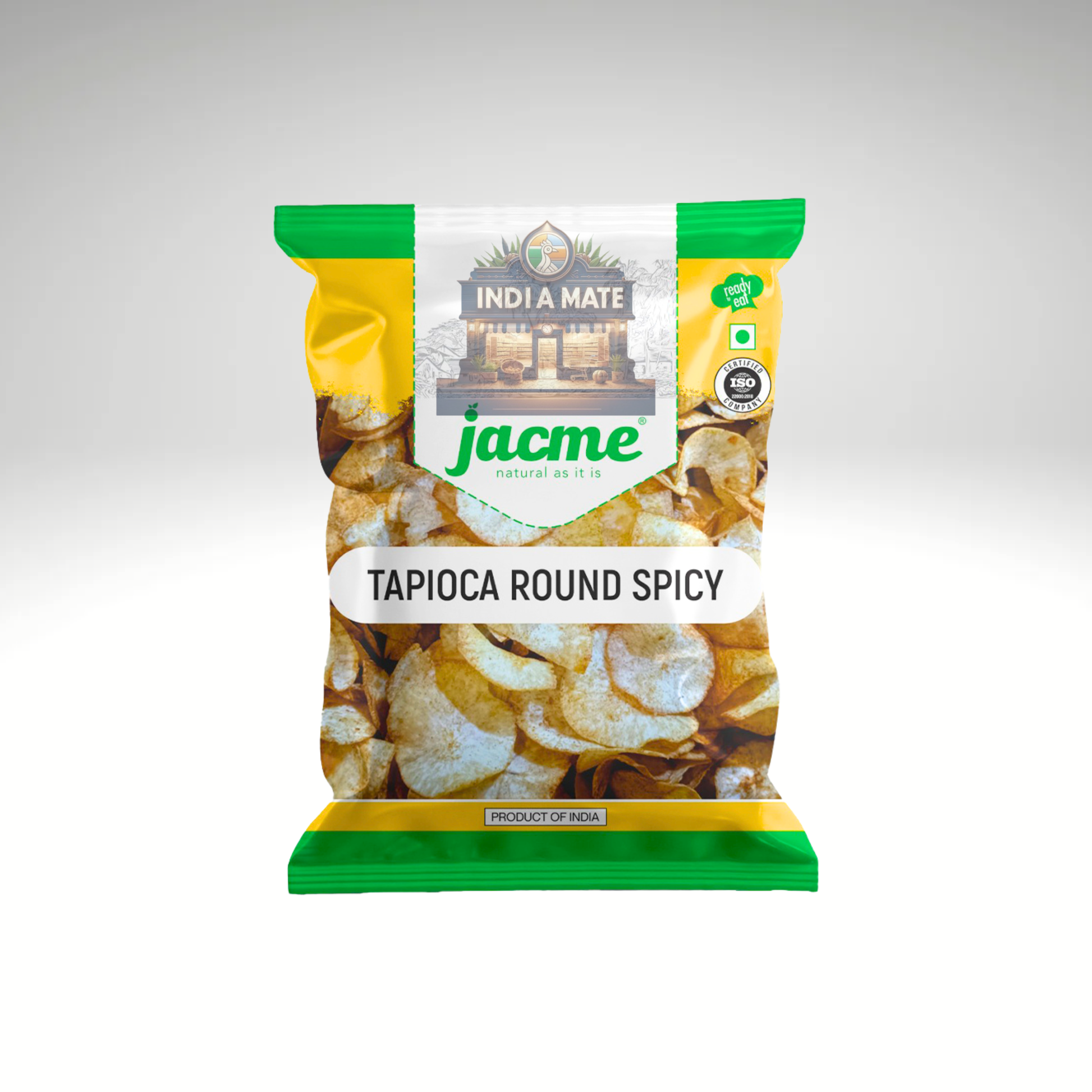 Jacme Tapioca Chips (Spicy) – Spicy and Crunchy South Indian Cassava Chips from IndiaMate.