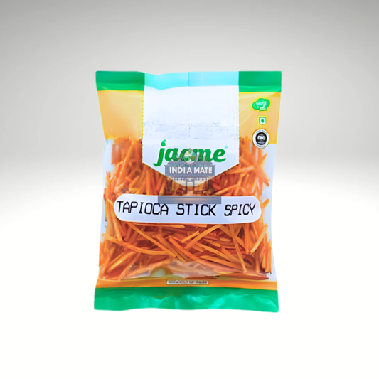 Jacme Spicy Tapioca Chips Sticks – crispy and spicy tapioca snack.