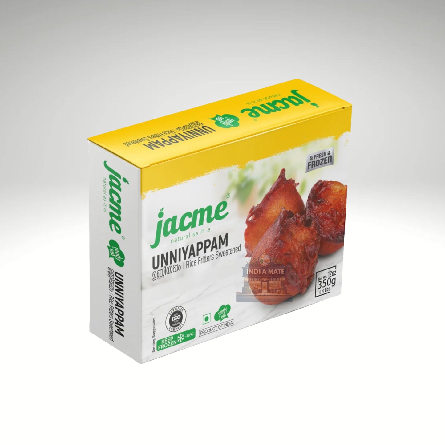 Jacme Unniyappam – Sweet fried rice flour dumplings with banana and coconut, available at IndiaMate.