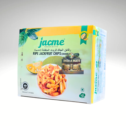 Jacme Vacuum Fried Ripe Jackfruit Crisps Crumbled (20 Mini Packs)