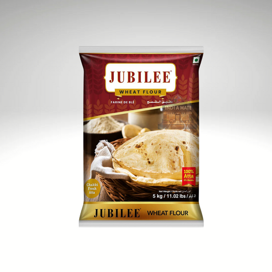 Jubilee Wheat Flour – Premium Quality Whole Wheat Flour for Chapatis, Rotis, and Parathas.