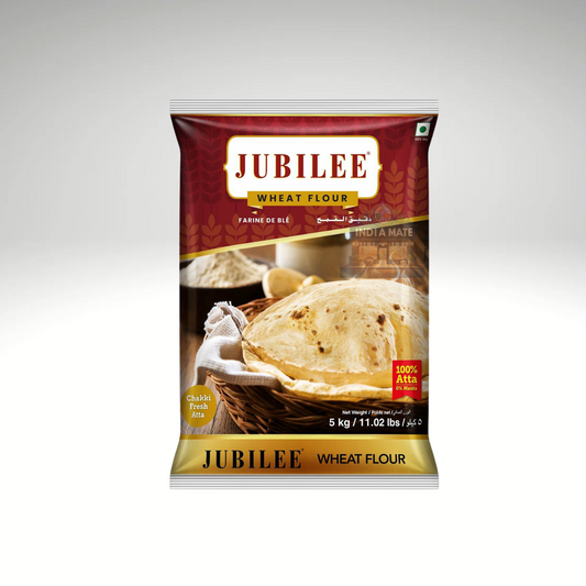  Jubilee Wheat Flour – Premium Quality Whole Wheat Flour for Chapatis, Rotis, and Parathas.