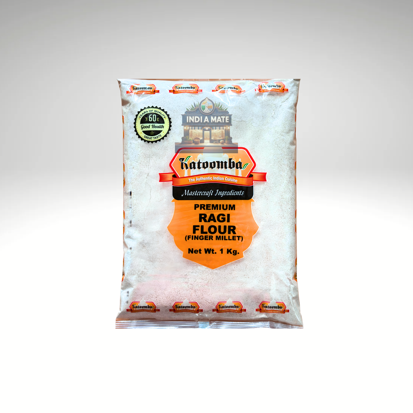 Katoomba Ragi Flour – Premium finger millet flour for healthy rotis, porridge, and dosa.