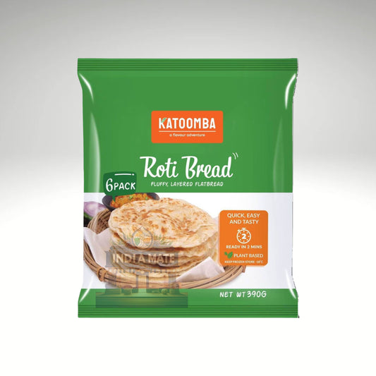 
Katoomba Roti Bread 6 Pack – Soft and fluffy flatbreads, perfect for various dishes, available at IndiaMate