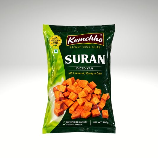 Kemchho Yam Root Vegetable for Indian and South Indian Cooking.