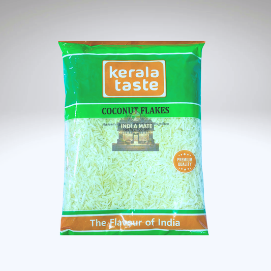 Kerala Taste Desiccated Coconut – premium dried coconut flakes for cooking and baking.