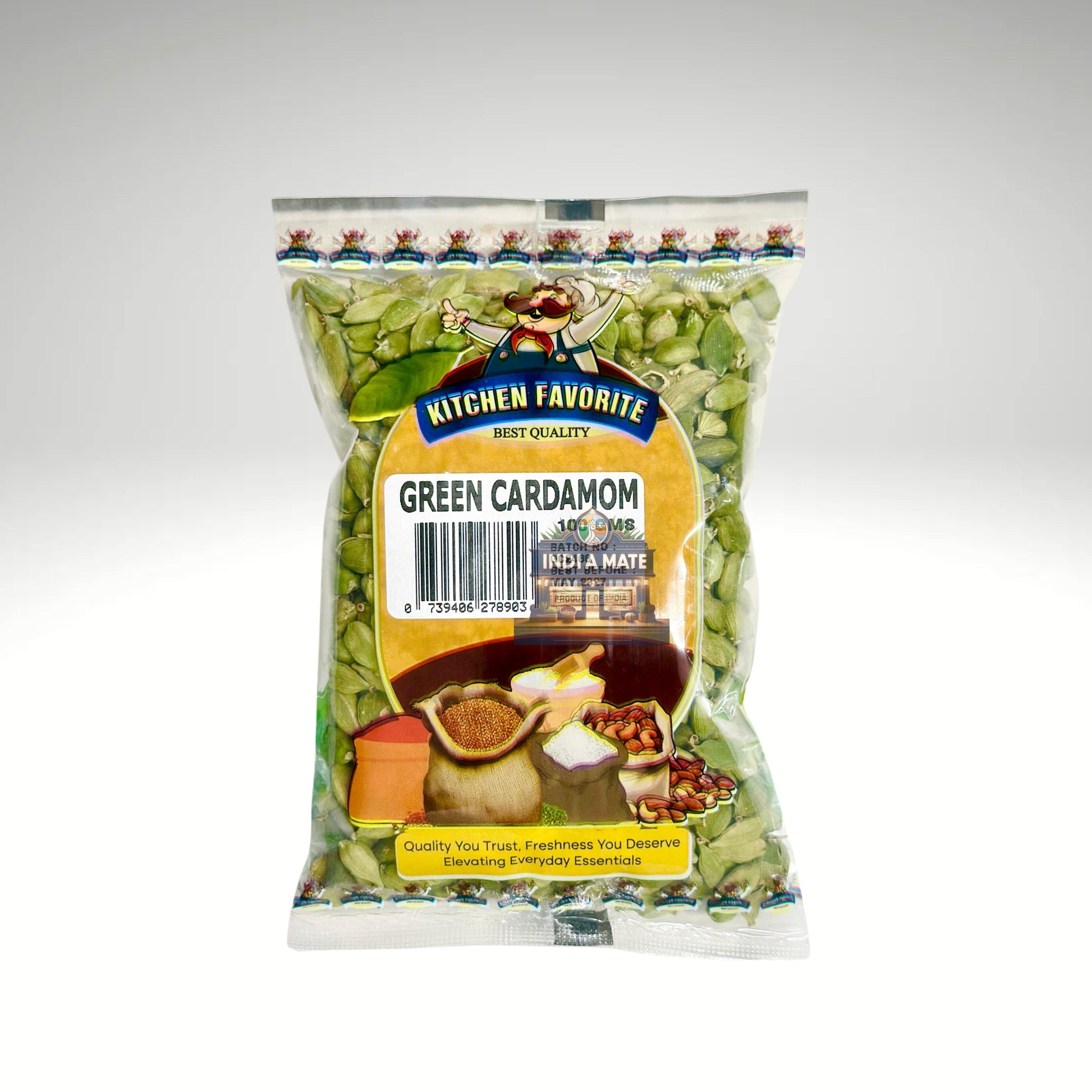 Kitchen Favorite Green Cardamom – aromatic whole green cardamom pods for cooking and tea.
