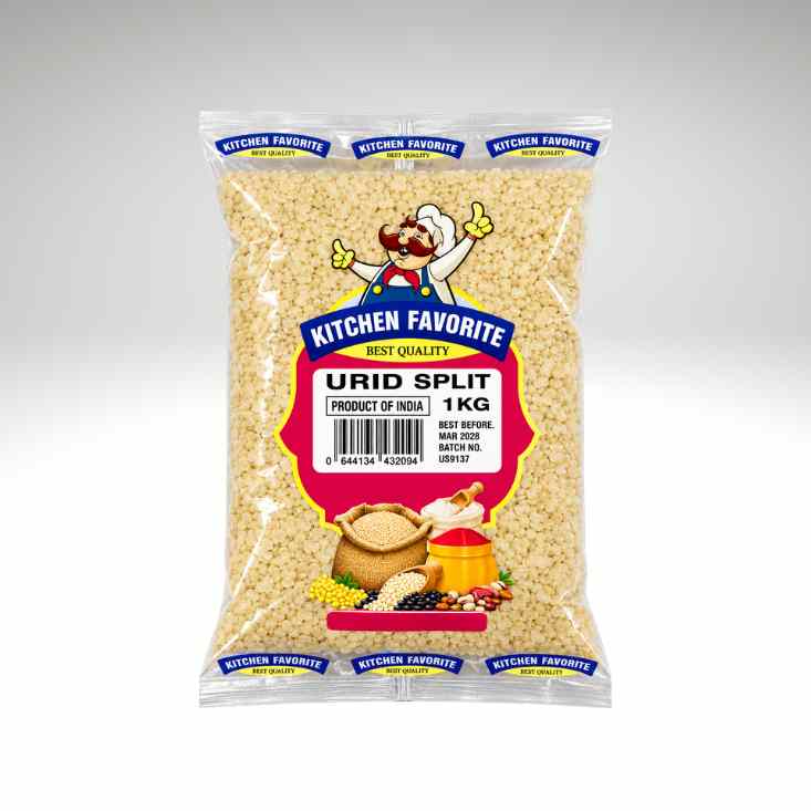 Kitchen Favorite Urid Split Traditional Split Urad Dal for Indian Cooking