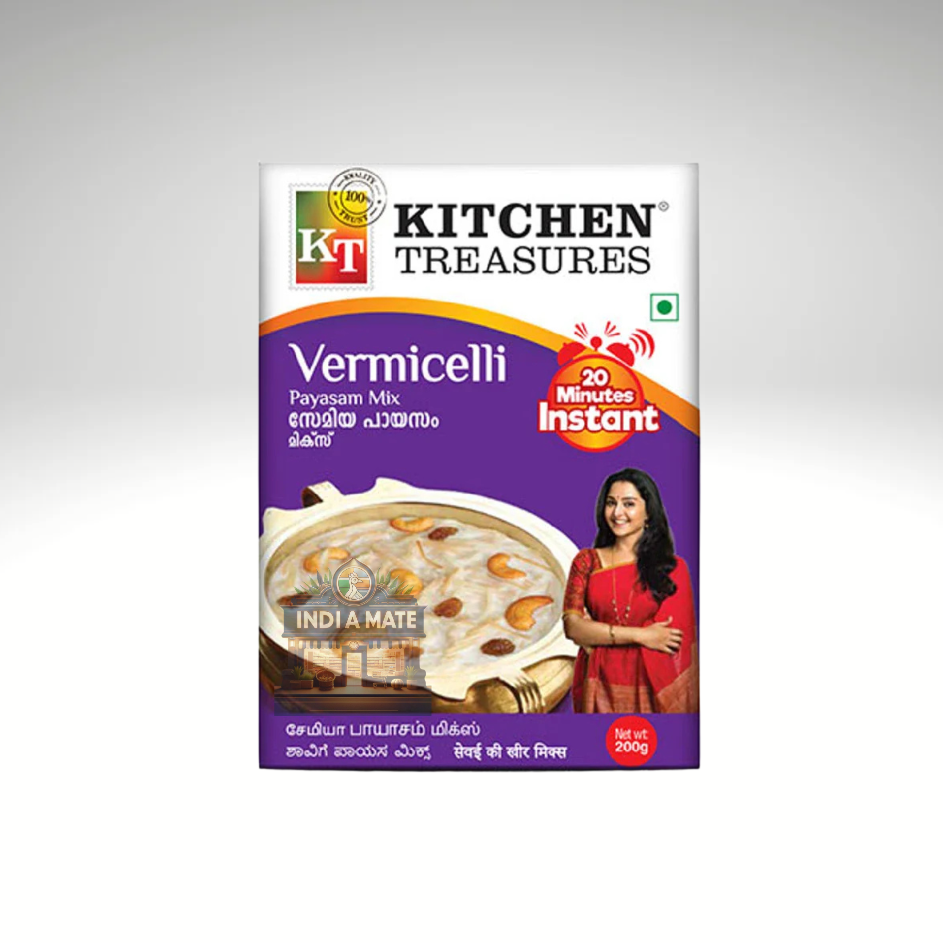 Kitchen Treasures Semiya Payasam Mix ready-to-cook South Indian dessert.