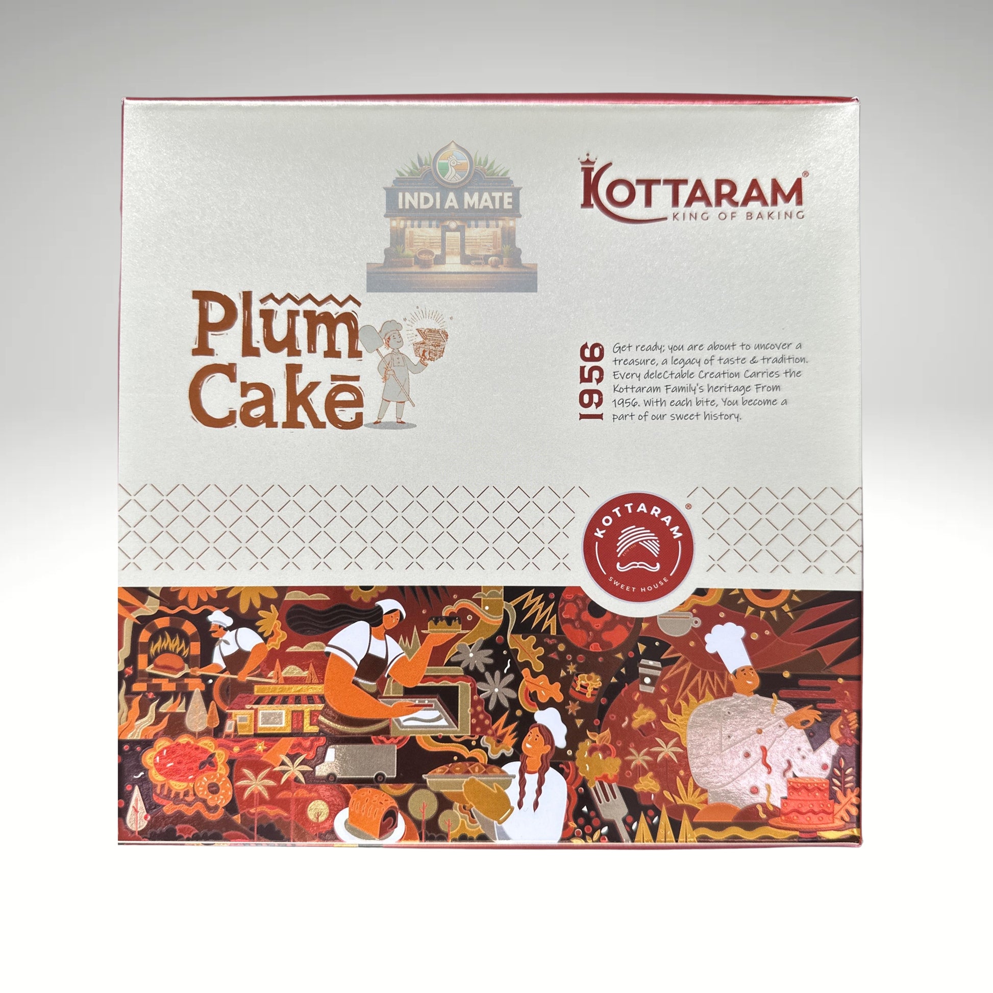 Kottaram Plum Cake, a rich and moist fruit cake packed with dried fruits and nuts, perfect for festive celebrations and special occasions.