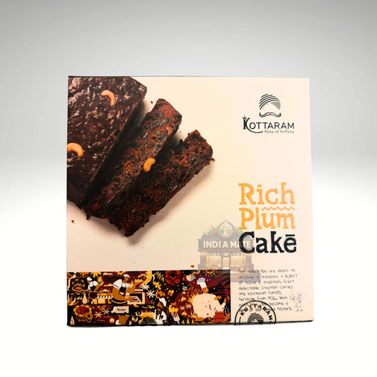 Kottaram Rich Plum Cake - A moist, spiced cake with rich dry fruits, sold by IndiaMate.